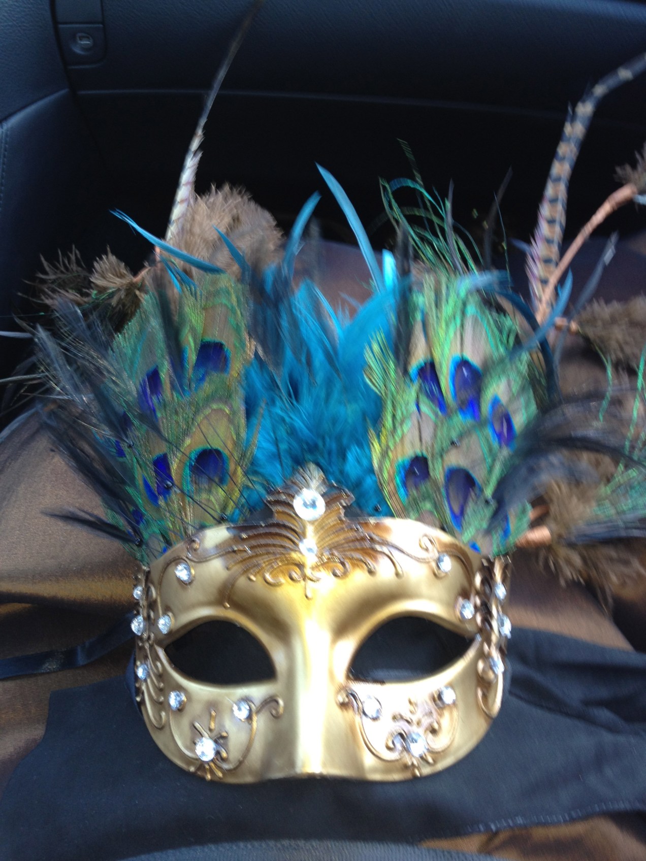 Mask for PBS gala that I gave to Marcia Cross
