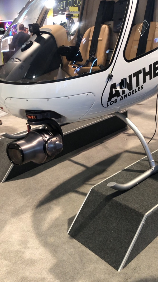 News Helicopter capturing video